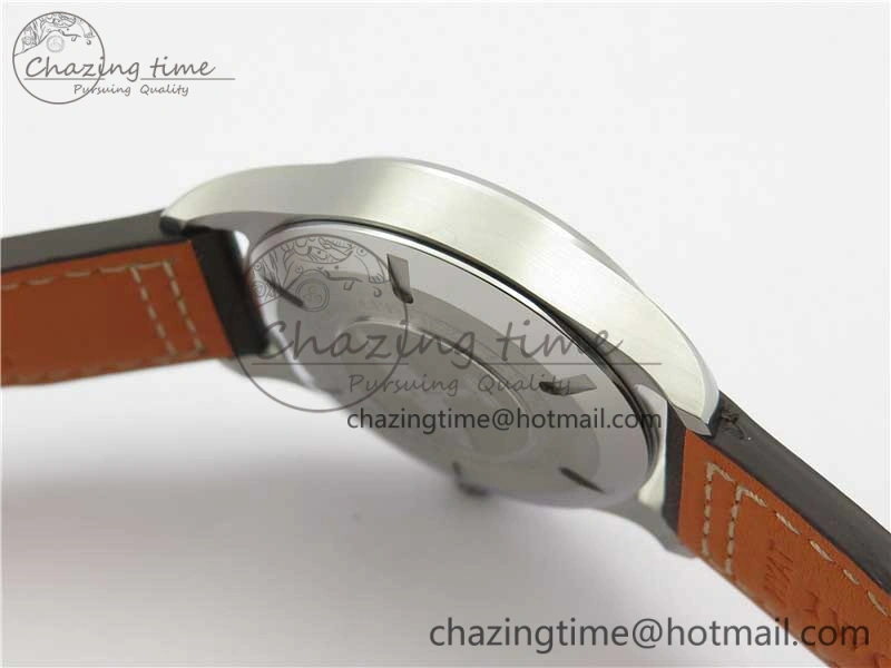 EasyCare Pilot IW326803 SS MK 1:1 Best Edition Black Dial on Brown Leather Strap MIYOTA 7146