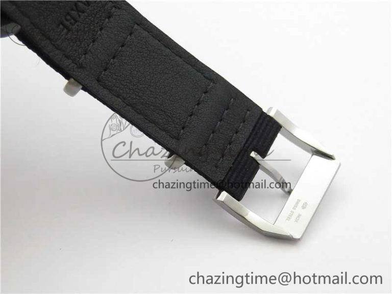 Seasonal Pilot IW326901 Real Ceramic MK 1:1 Best Edition Black Dial On Nylon Strap MIYOTA 7126
