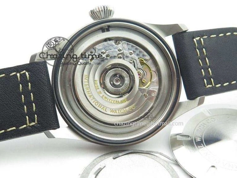 HighPerformance Pilot Mark XVI “Father & Son 2012” MK Maker SS Sliver Dial A2892 On Black Leather Strap 7373
