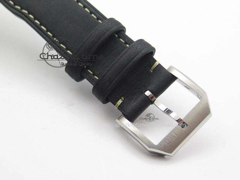 HighPerformance Pilot Mark XVI “Father & Son 2012” MK Maker SS Sliver Dial A2892 On Black Leather Strap 7373