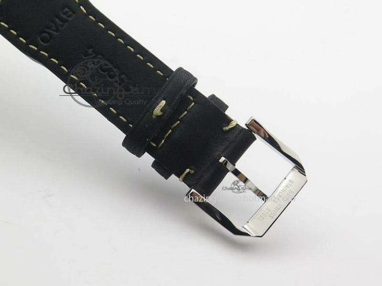 HighPerformance Pilot Mark XVI “Father & Son 2012” MK Maker SS Sliver Dial A2892 On Black Leather Strap 7373