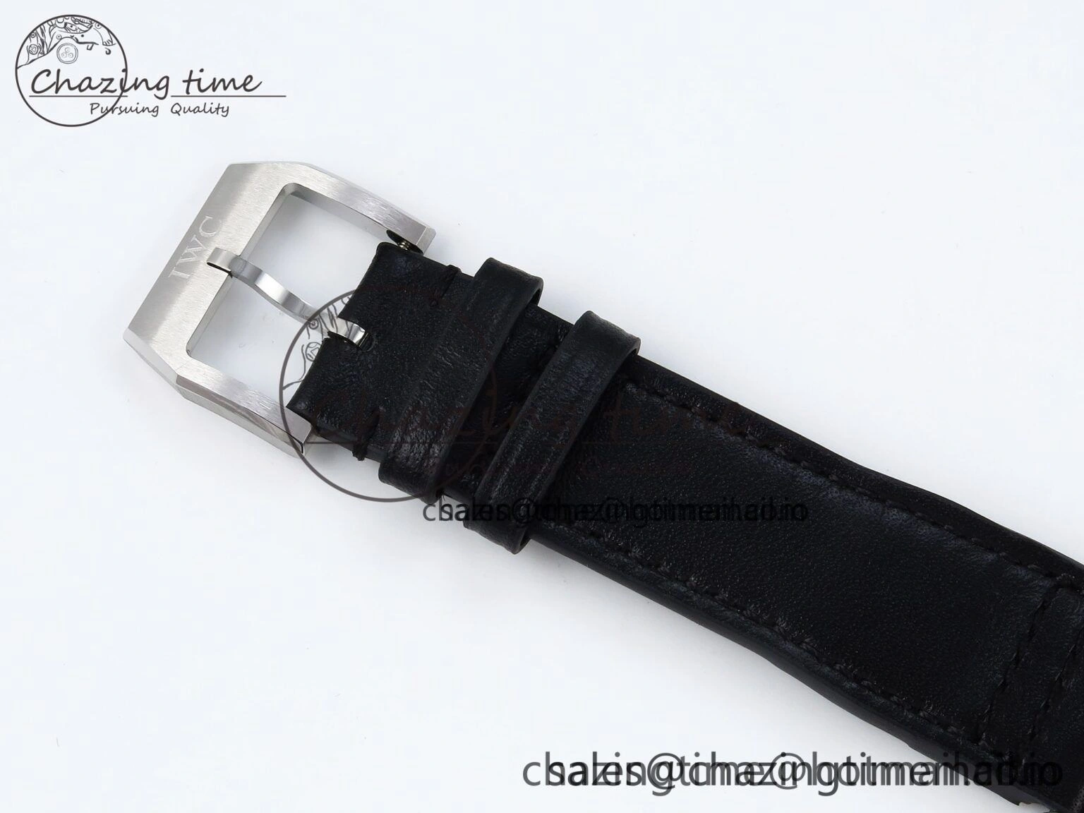 Lightweight Pilot Mark XX BLSF 1:1 Best Edition Black Dial on Black Leather Strap MIYOTA 7017
