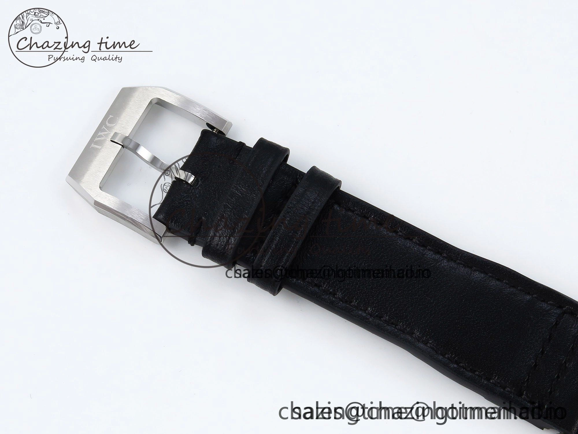 Lightweight Pilot Mark XX BLSF 1:1 Best Edition Black Dial on Black Leather Strap MIYOTA 7017