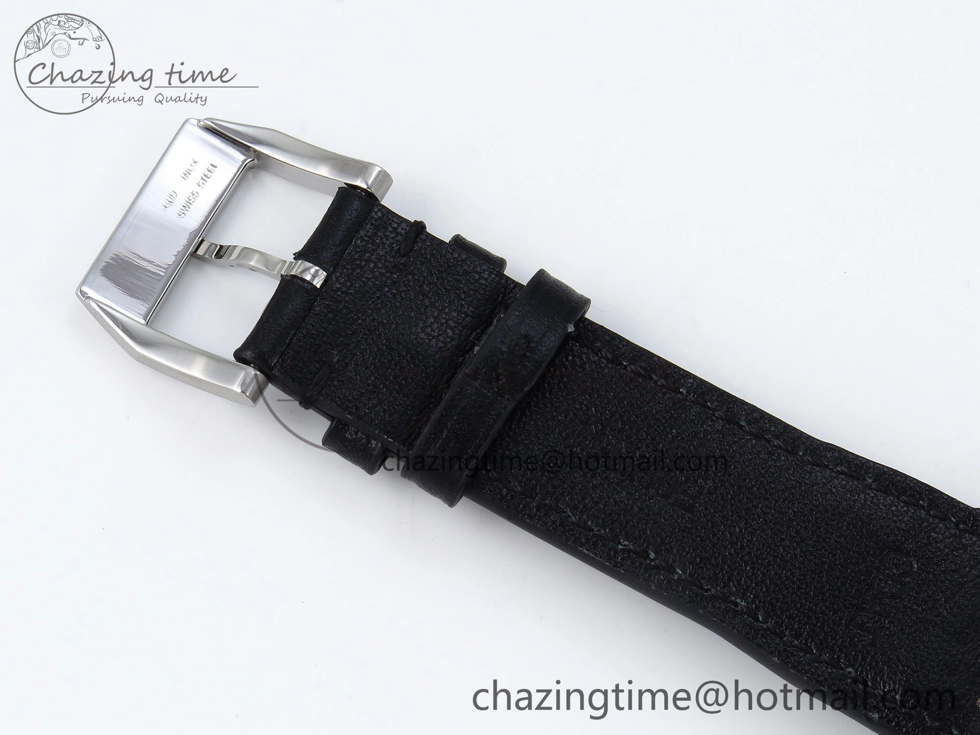 Lightweight Pilot Mark XX BLSF 1:1 Best Edition Black Dial on Black Leather Strap MIYOTA 7017