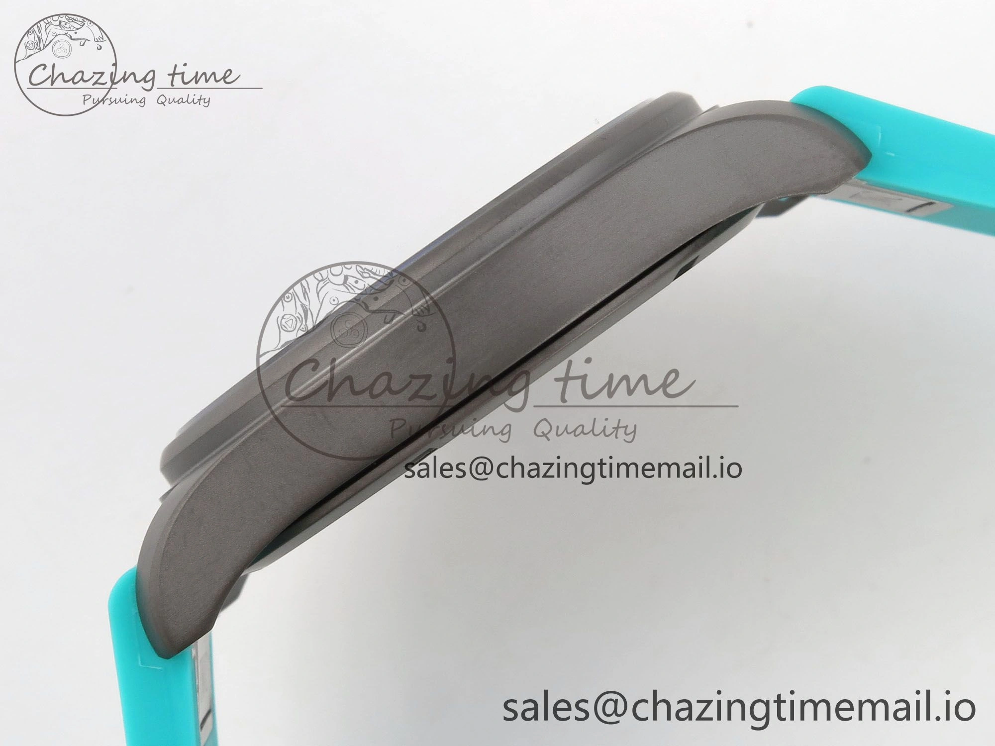 TimelessDesign Pilot Mark XX BLSF 1:1 Best Edition Black Blue Dial on Blue Rubber Strap MIYOTA 6989