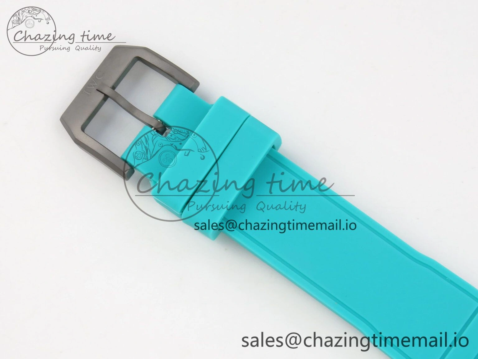 TimelessDesign Pilot Mark XX BLSF 1:1 Best Edition Black Blue Dial on Blue Rubber Strap MIYOTA 6989