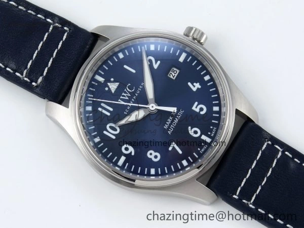 UrbanChic Pilot Mark XX BLSF 1:1 Best Edition Blue Dial on Blue Leather Strap MIYOTA 7022