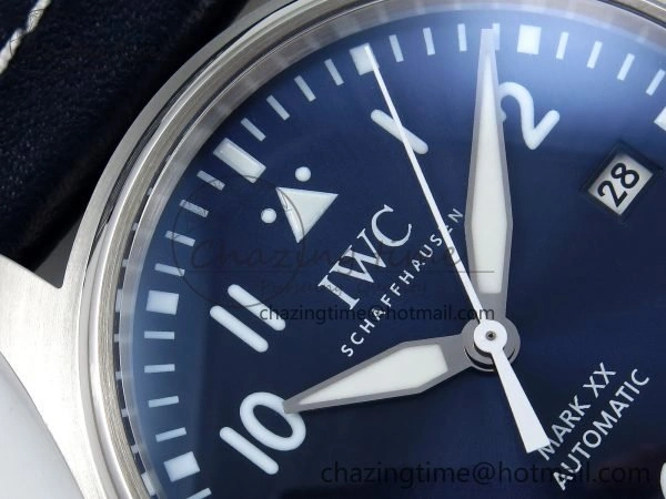 UrbanChic Pilot Mark XX BLSF 1:1 Best Edition Blue Dial on Blue Leather Strap MIYOTA 7022