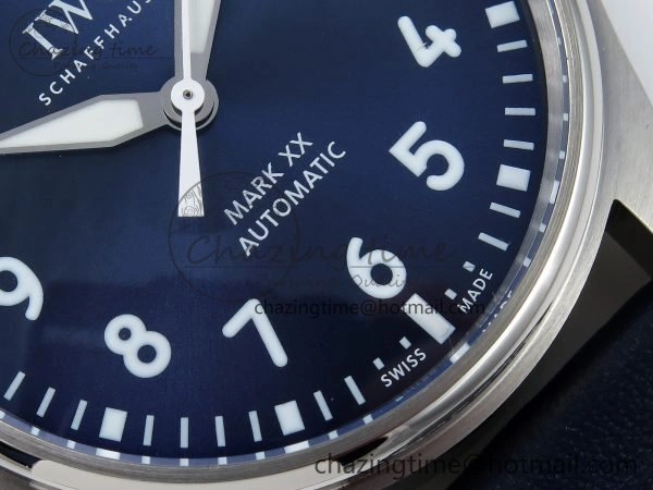 UrbanChic Pilot Mark XX BLSF 1:1 Best Edition Blue Dial on Blue Leather Strap MIYOTA 7022