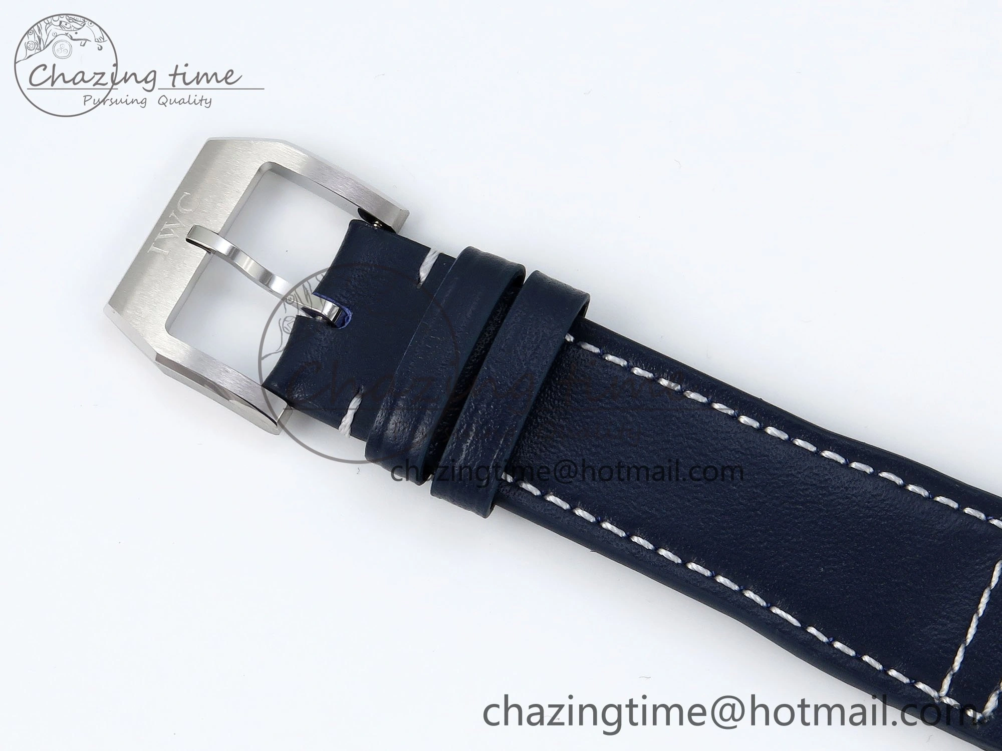 UrbanChic Pilot Mark XX BLSF 1:1 Best Edition Blue Dial on Blue Leather Strap MIYOTA 7022