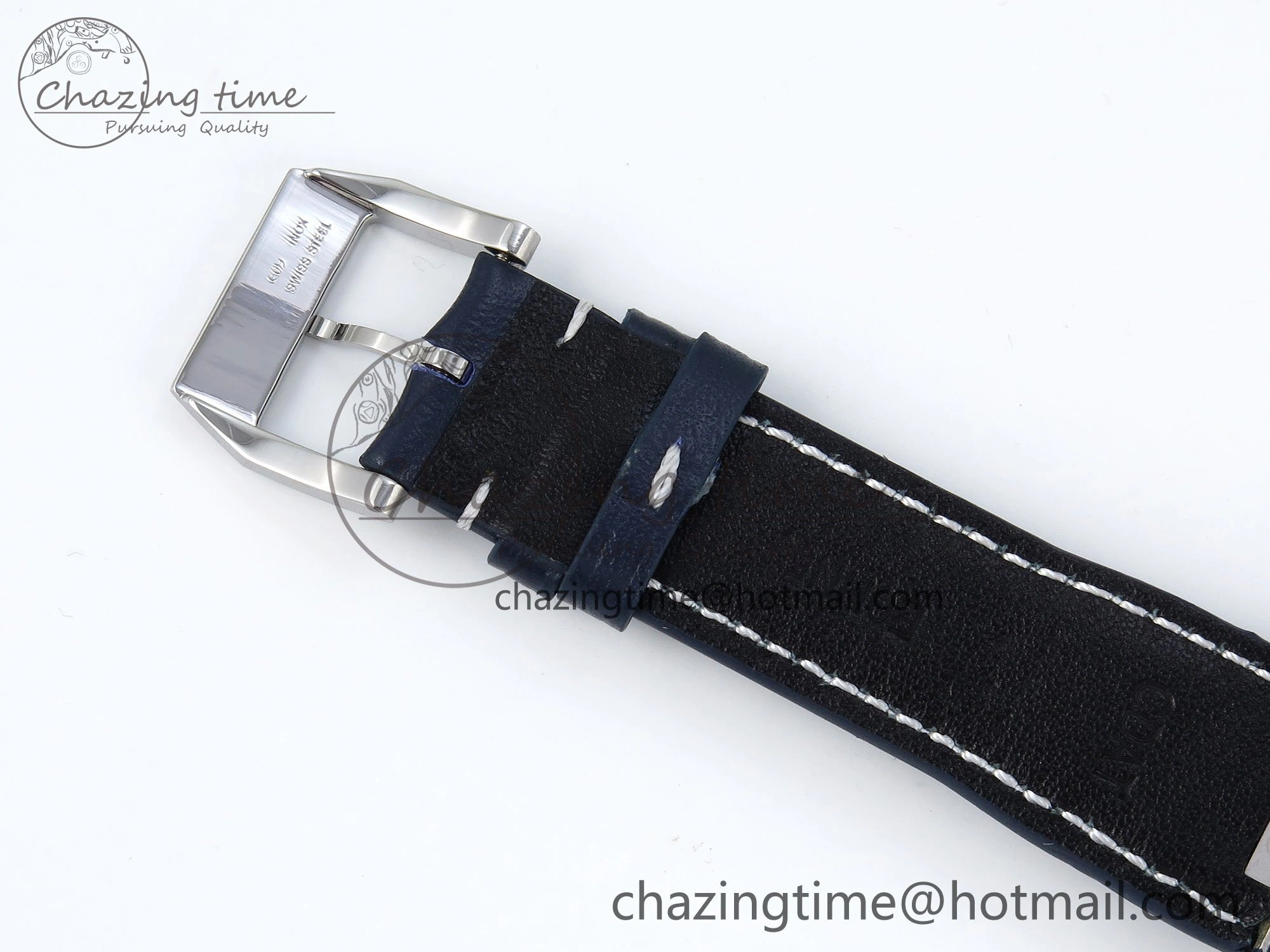 UrbanChic Pilot Mark XX BLSF 1:1 Best Edition Blue Dial on Blue Leather Strap MIYOTA 7022