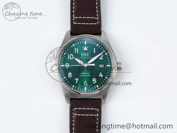 Pilot Mark XX BLSF 1:1 Best Edition Green Dial on Brown Leather Strap MIYOTA Sustainable 7019