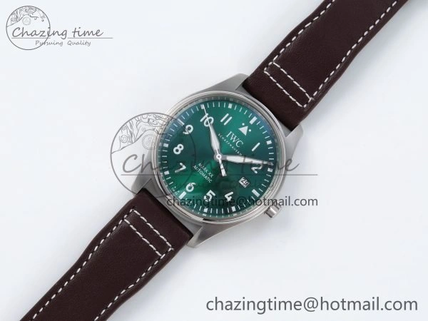 Pilot Mark XX BLSF 1:1 Best Edition Green Dial on Brown Leather Strap MIYOTA Sustainable 7019