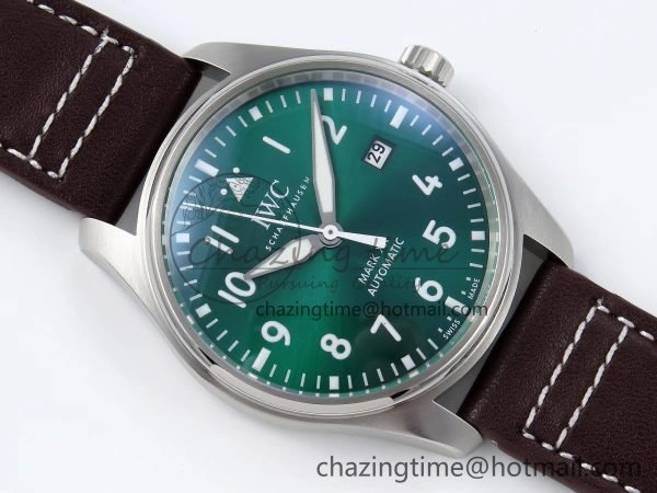 Pilot Mark XX BLSF 1:1 Best Edition Green Dial on Brown Leather Strap MIYOTA Sustainable 7019