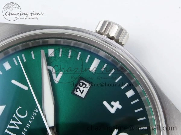Pilot Mark XX BLSF 1:1 Best Edition Green Dial on Brown Leather Strap MIYOTA Sustainable 7019