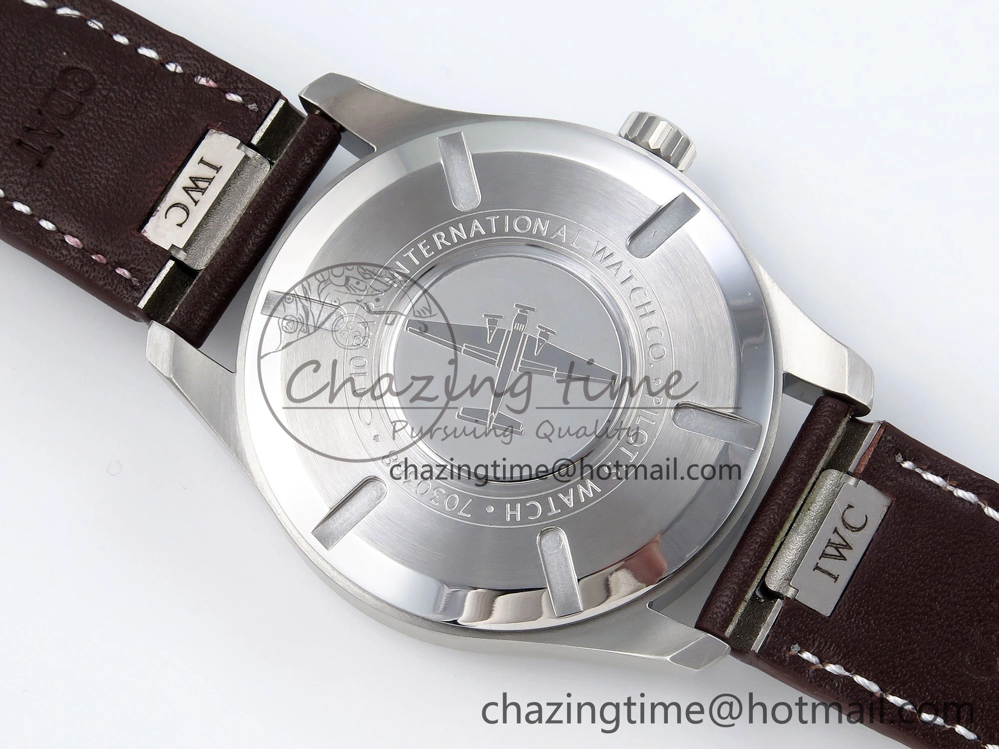 Pilot Mark XX BLSF 1:1 Best Edition Green Dial on Brown Leather Strap MIYOTA Sustainable 7019