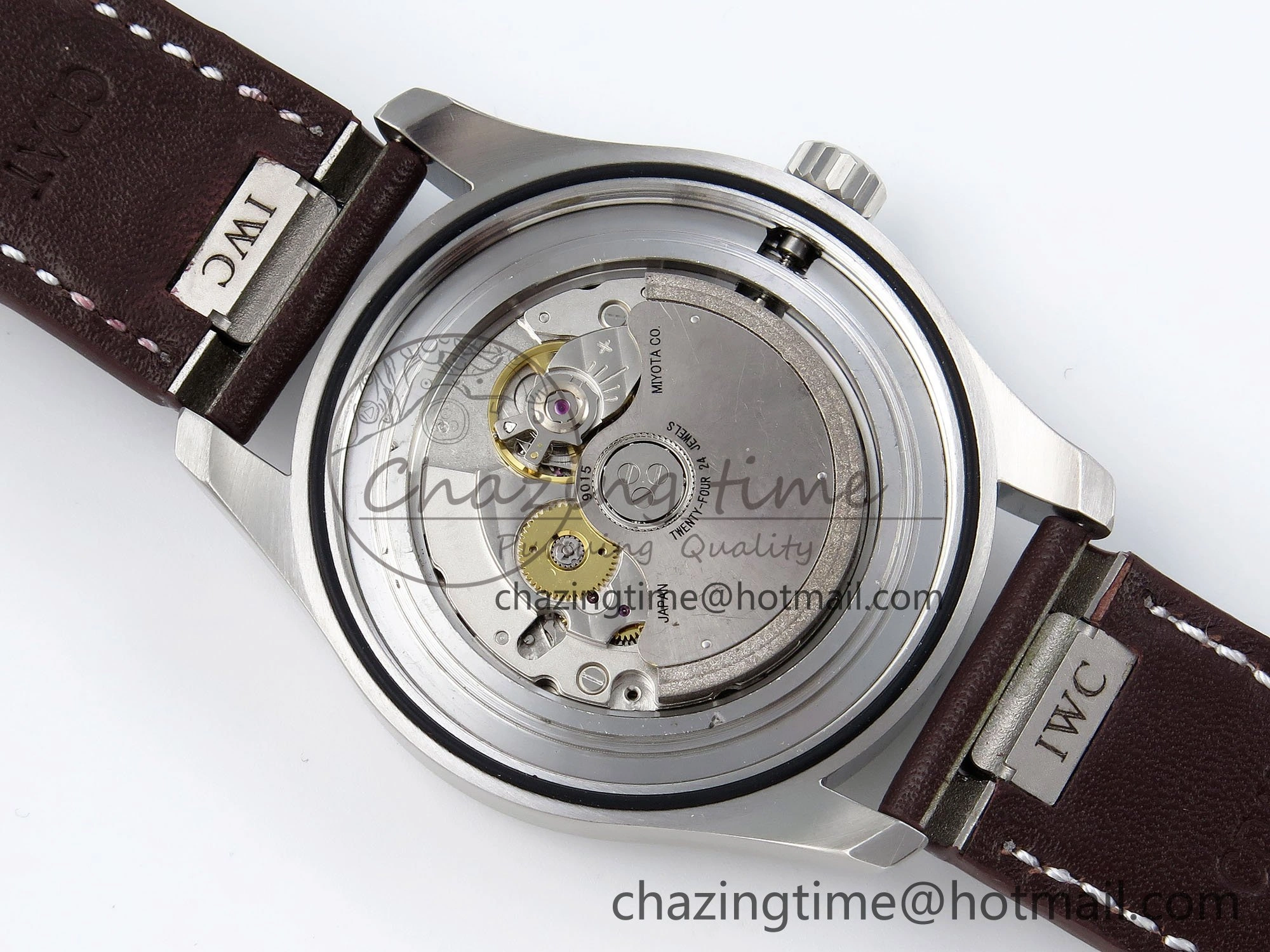 Pilot Mark XX BLSF 1:1 Best Edition Green Dial on Brown Leather Strap MIYOTA Sustainable 7019