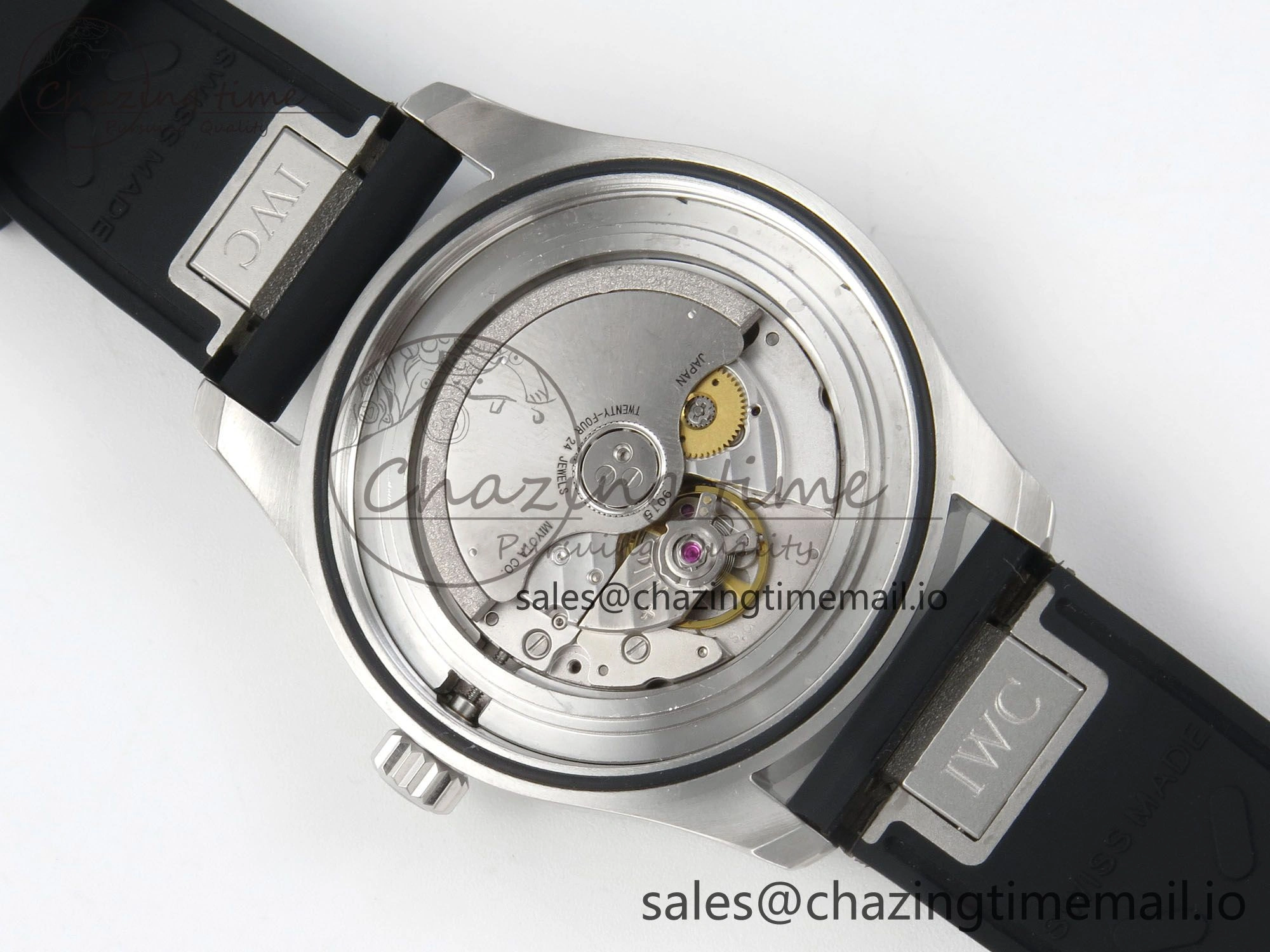 Pilot Mark XX BLSF SS 1:1 Best Edition White Dial on Black Rubber Strap MIYOTA ZeroBulk 6995