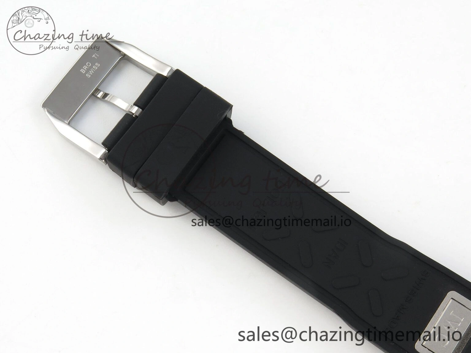 Pilot Mark XX BLSF SS 1:1 Best Edition White Dial on Black Rubber Strap MIYOTA ZeroBulk 6995