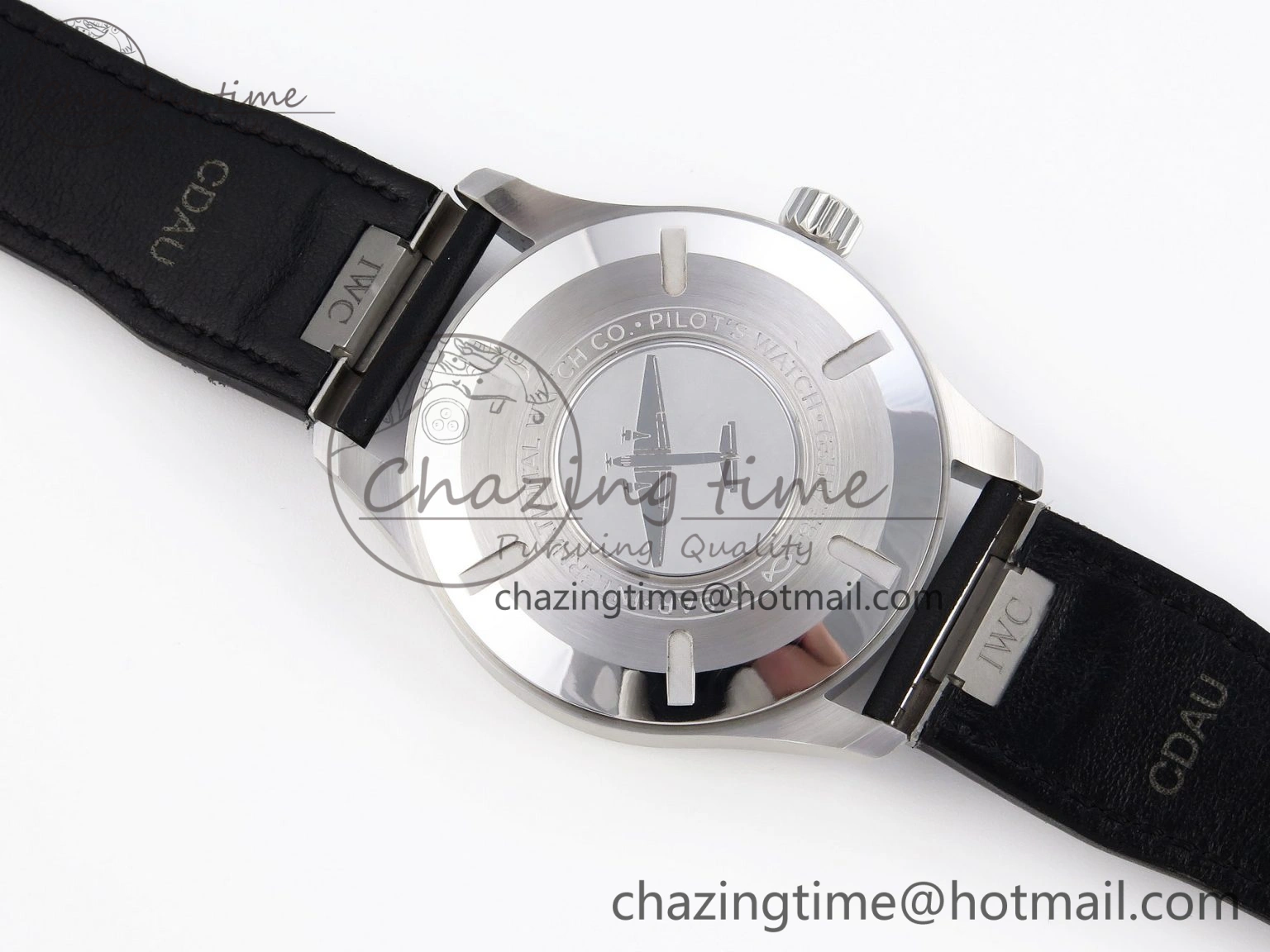 Pilot Mark XX IW328201 ZF 1:1 Best Edition Black Dial on Black Leather Strap A UrbanStyle 7028