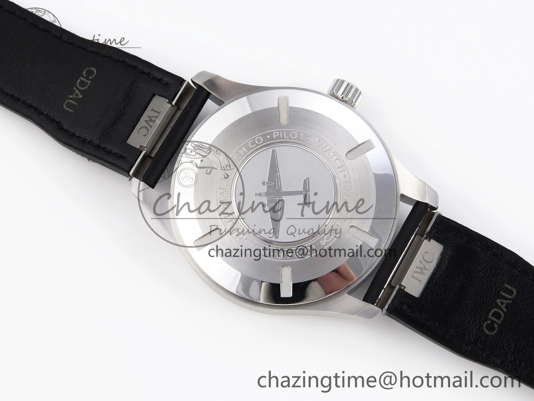 Pilot Mark XX IW328201 ZF 1:1 Best Edition Black Dial on Black Leather Strap A UrbanStyle 7028