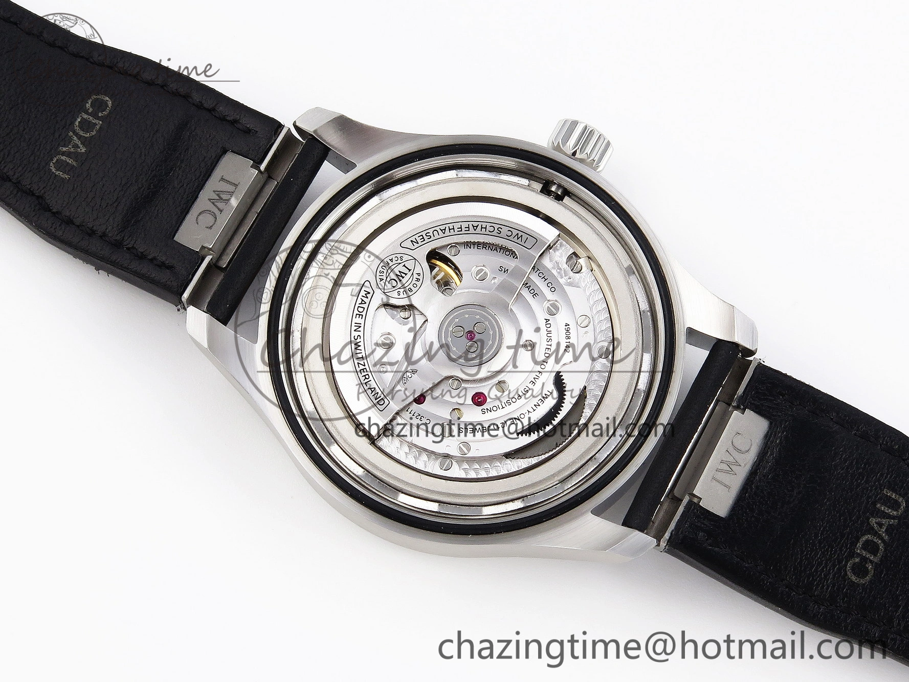 Pilot Mark XX IW328201 ZF 1:1 Best Edition Black Dial on Black Leather Strap A UrbanStyle 7028