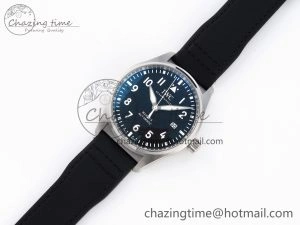 Pilot Mark XX IW328201 ZF 1:1 Best Edition Black Dial on Black Leather Strap A UrbanStyle 7028
