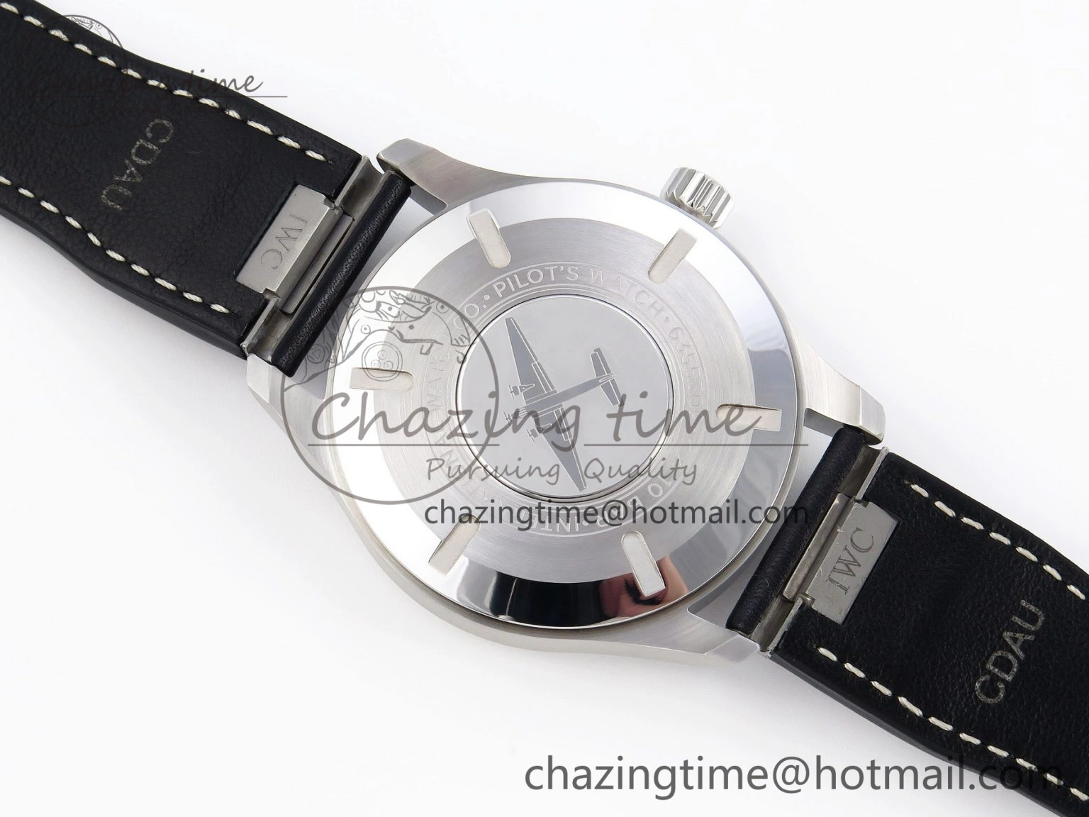Pilot Mark XX IW328203 ZF 1:1 Best Edition Blue Dial on Dark Blue Leather Strap A Sophisticated 7024