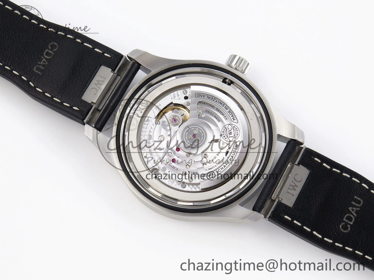 Pilot Mark XX IW328203 ZF 1:1 Best Edition Blue Dial on Dark Blue Leather Strap A Sophisticated 7024