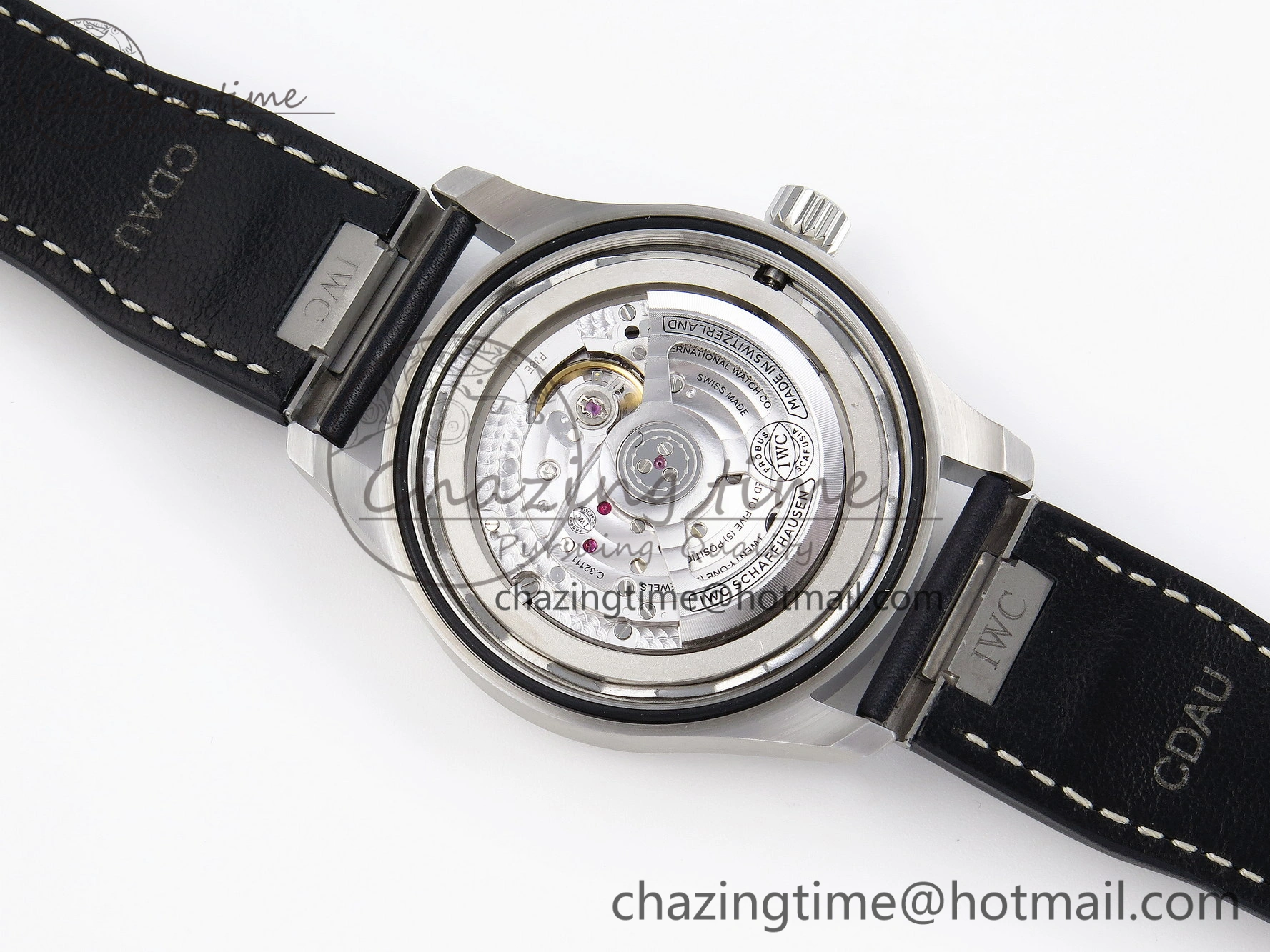 Pilot Mark XX IW328203 ZF 1:1 Best Edition Blue Dial on Dark Blue Leather Strap A Sophisticated 7024