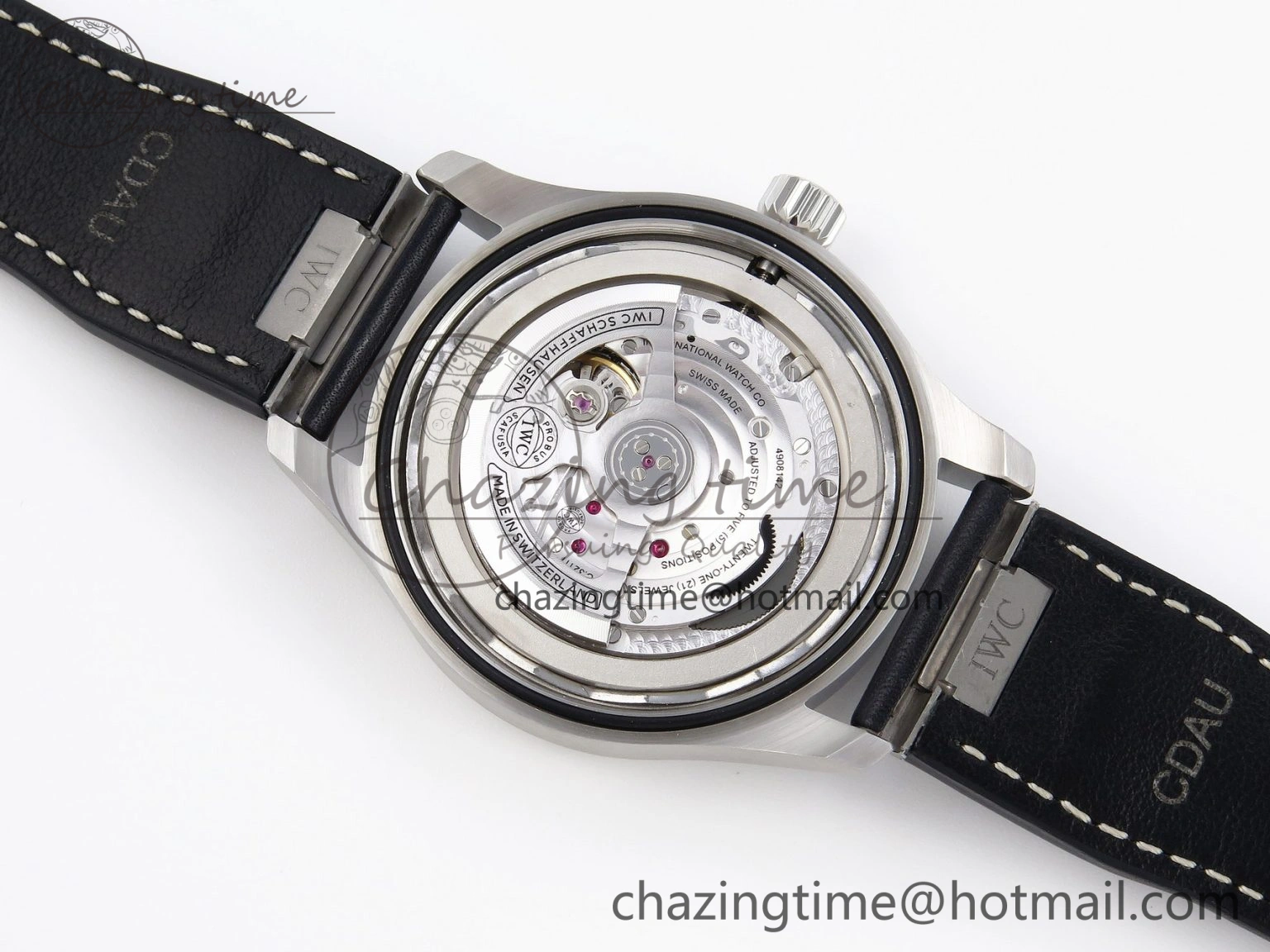 Pilot Mark XX IW328203 ZF 1:1 Best Edition Blue Dial on Dark Blue Leather Strap A Sophisticated 7024