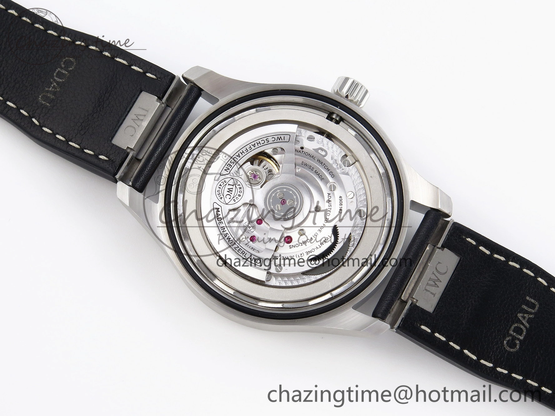 Pilot Mark XX IW328203 ZF 1:1 Best Edition Blue Dial on Dark Blue Leather Strap A Sophisticated 7024