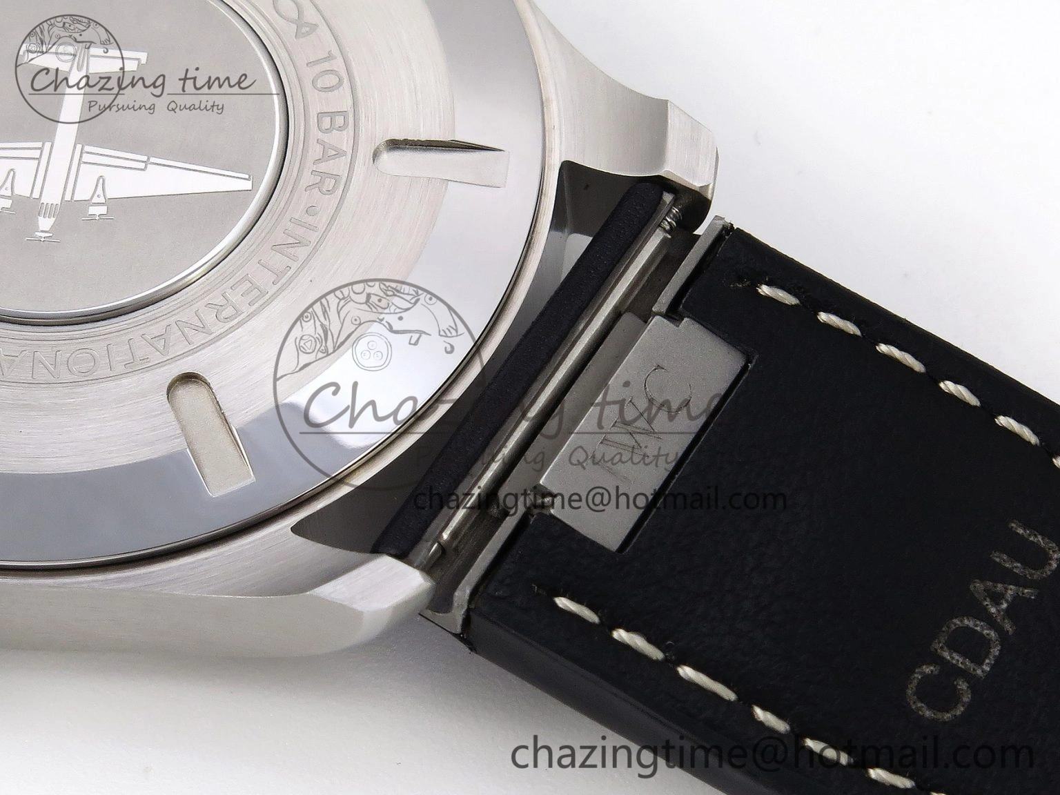Pilot Mark XX IW328203 ZF 1:1 Best Edition Blue Dial on Dark Blue Leather Strap A Sophisticated 7024