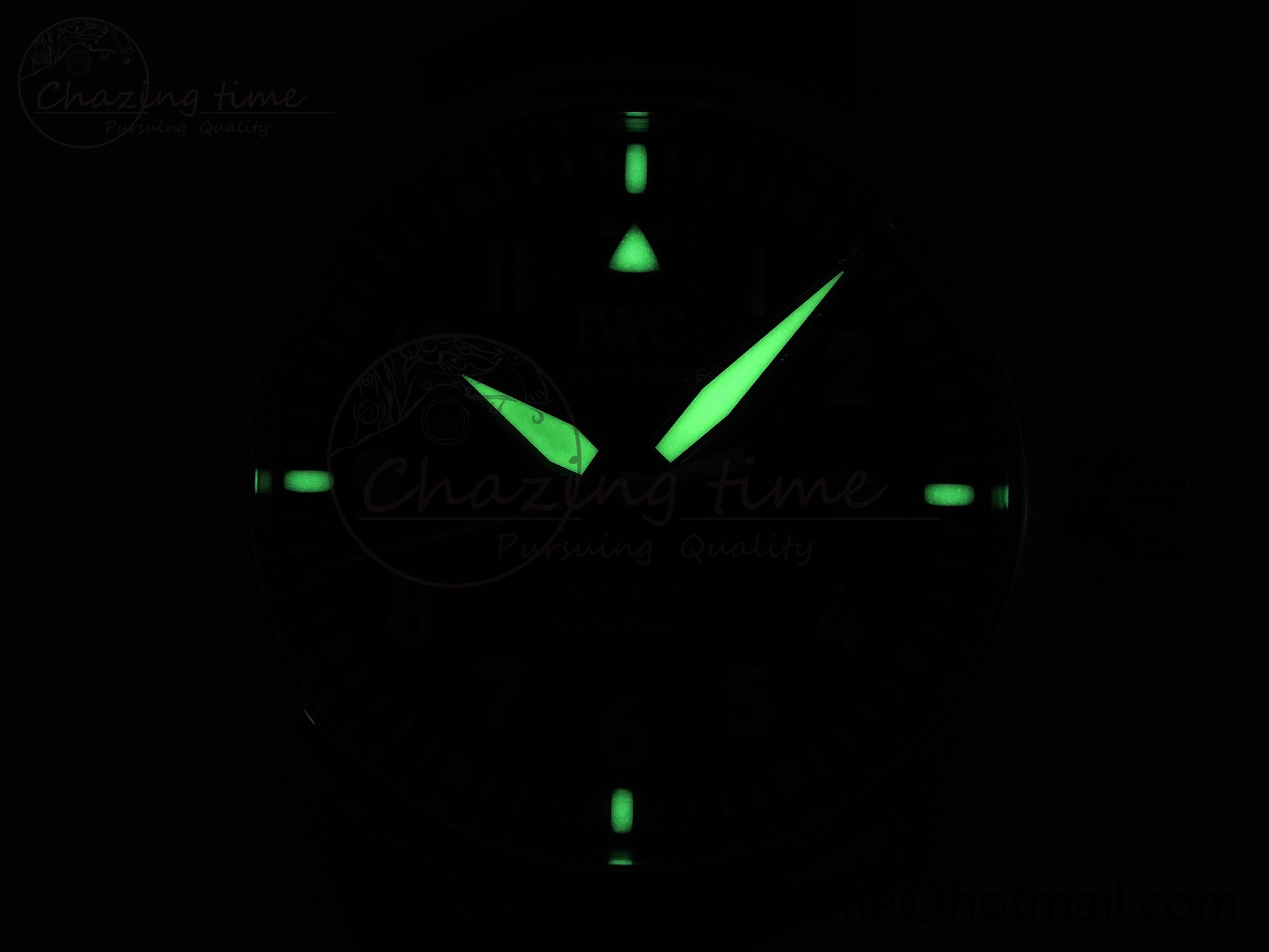 Pilot Mark XX IW328205 ZF 1:1 Best Edition Green Dial on Brown Leather Strap A Reliable 7029