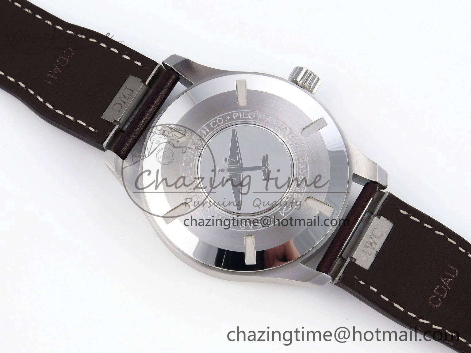 Pilot Mark XX IW328205 ZF 1:1 Best Edition Green Dial on Brown Leather Strap A Reliable 7029