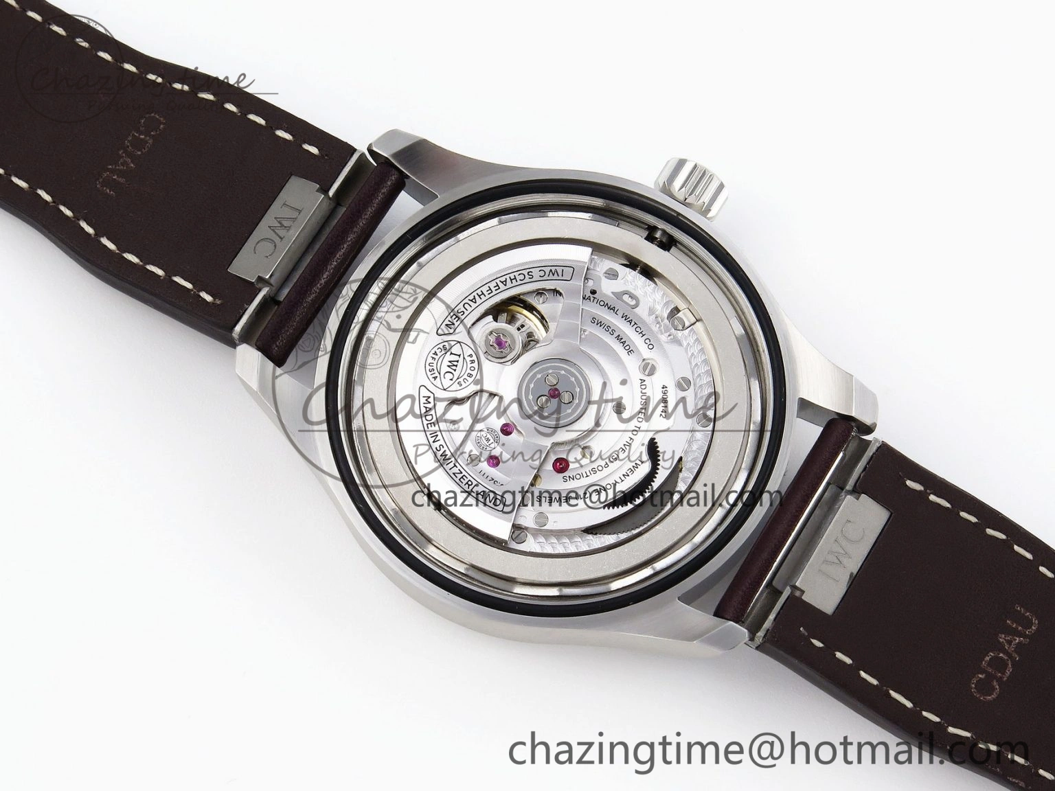 Pilot Mark XX IW328205 ZF 1:1 Best Edition Green Dial on Brown Leather Strap A Reliable 7029