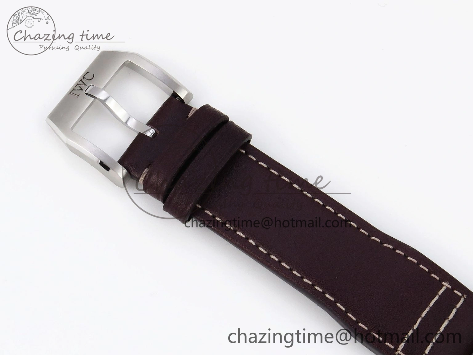 Pilot Mark XX IW328205 ZF 1:1 Best Edition Green Dial on Brown Leather Strap A Reliable 7029