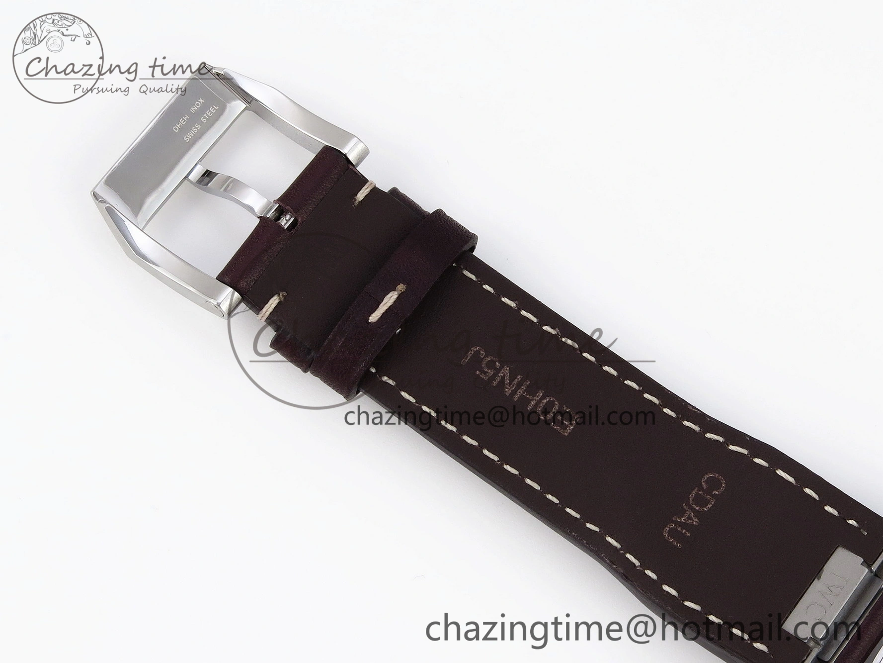 Pilot Mark XX IW328205 ZF 1:1 Best Edition Green Dial on Brown Leather Strap A Reliable 7029
