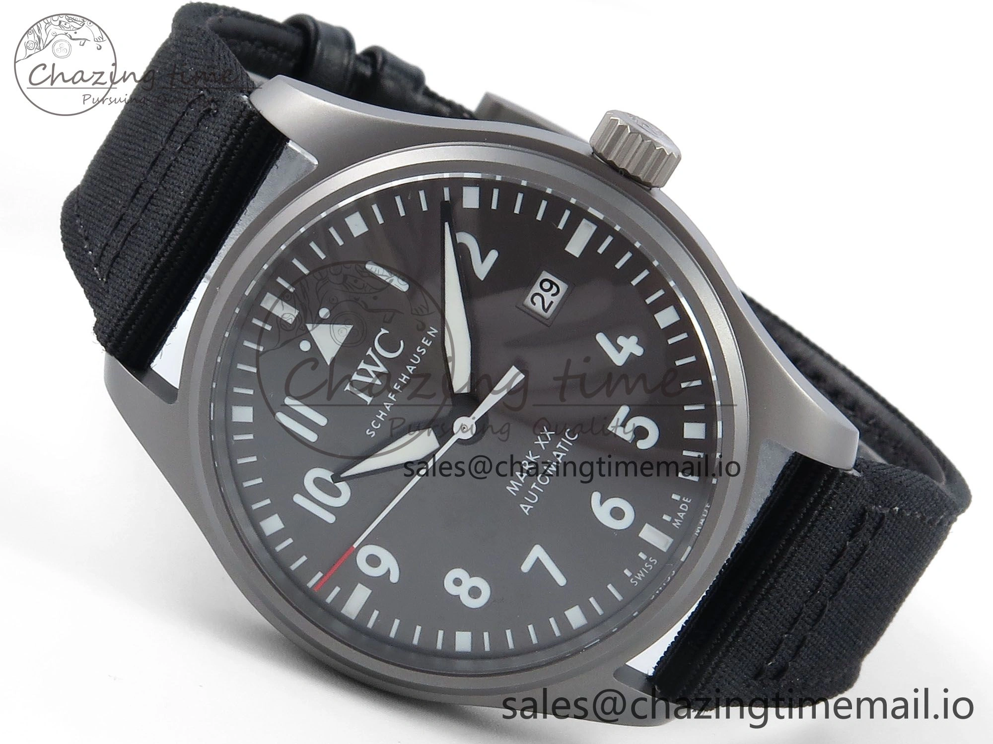 Pilot Mark XX M+F 1:1 Best Edition Gray Dial on Black Nylon Strap MY WeatherProof 7001