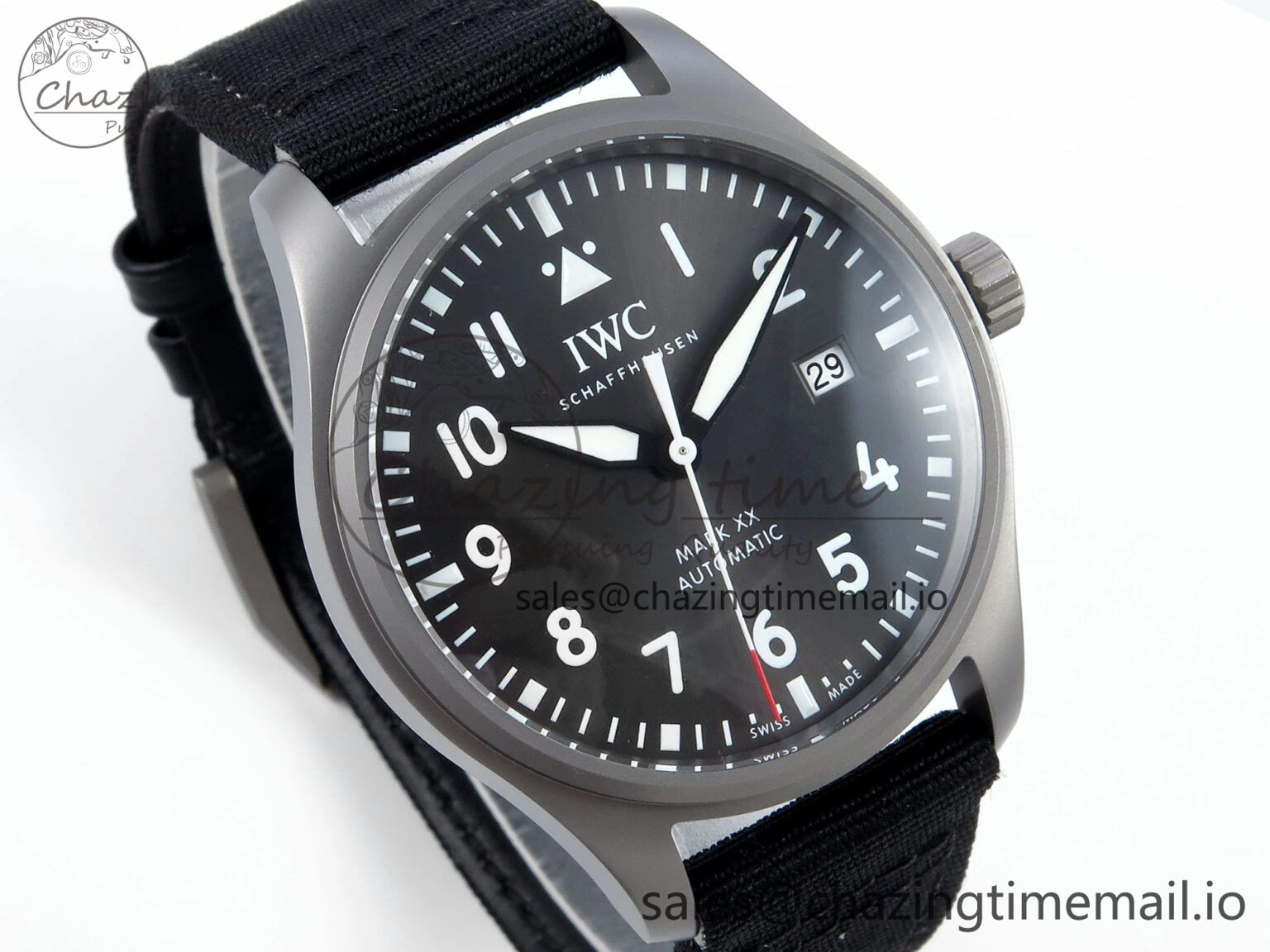Pilot Mark XX M+F 1:1 Best Edition Gray Dial on Black Nylon Strap MY WeatherProof 7001
