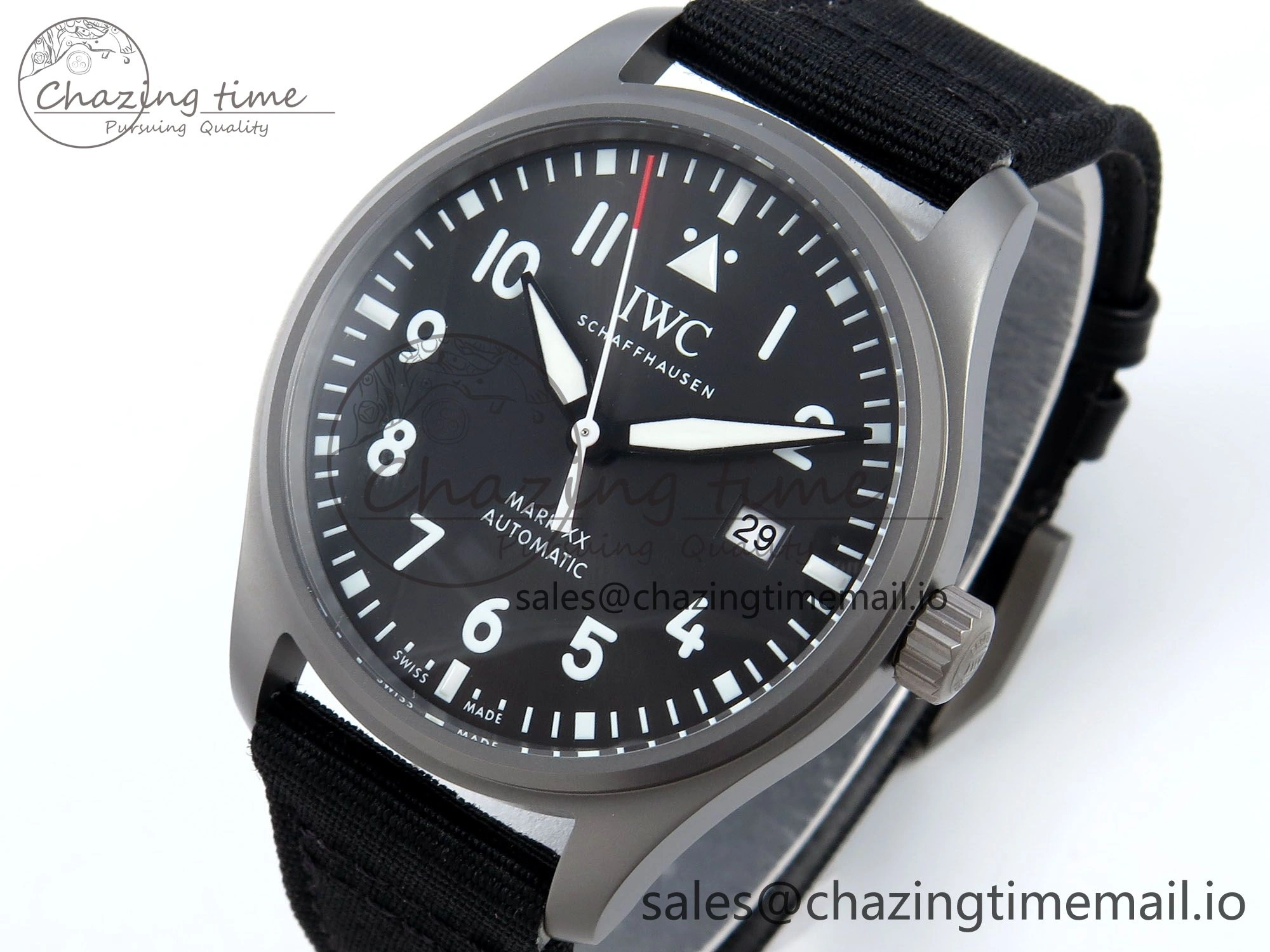 Pilot Mark XX M+F 1:1 Best Edition Gray Dial on Black Nylon Strap MY WeatherProof 7001