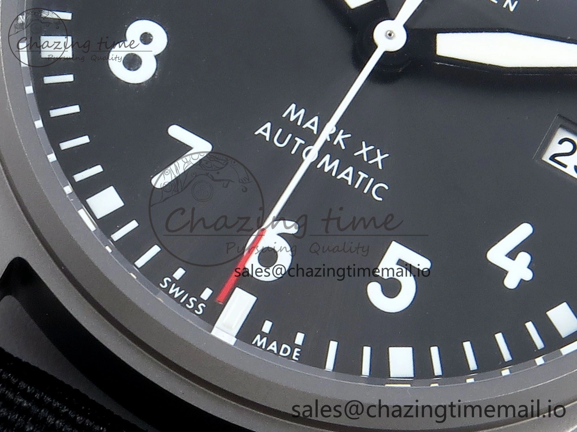 Pilot Mark XX M+F 1:1 Best Edition Gray Dial on Black Nylon Strap MY WeatherProof 7001