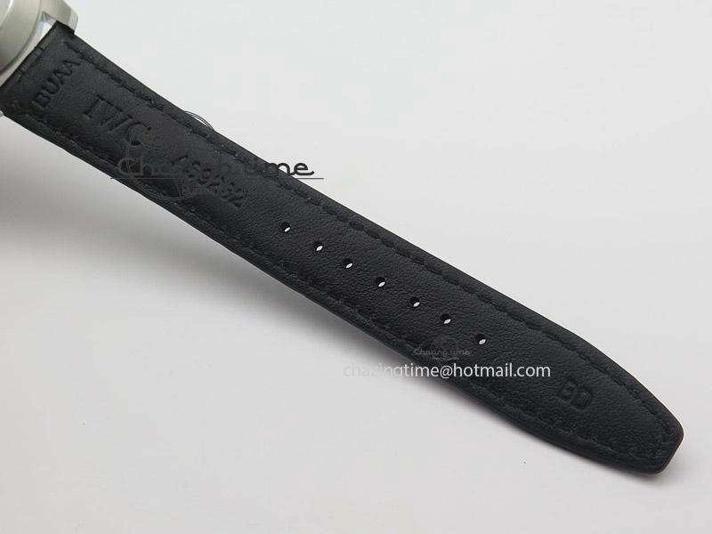 Pilot Spitfire 3878 Chrono BP Gray Dial SS On Black Leather Strap A Lightweight 7368