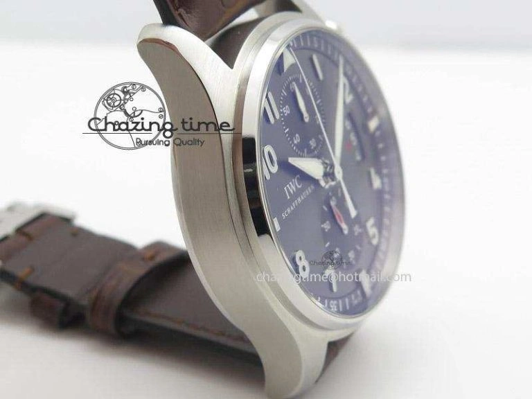 Pilot Spitfire Chrono ZF Best Edition Gray Dial On Brown Leather Strap A Colorful 7362