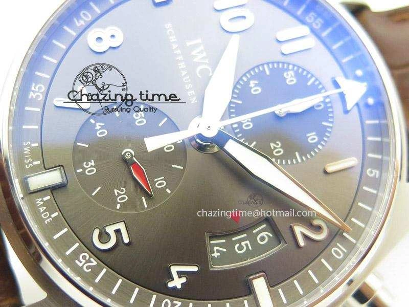 Pilot Spitfire Chrono ZF Best Edition Gray Dial On Brown Leather Strap A Colorful 7362