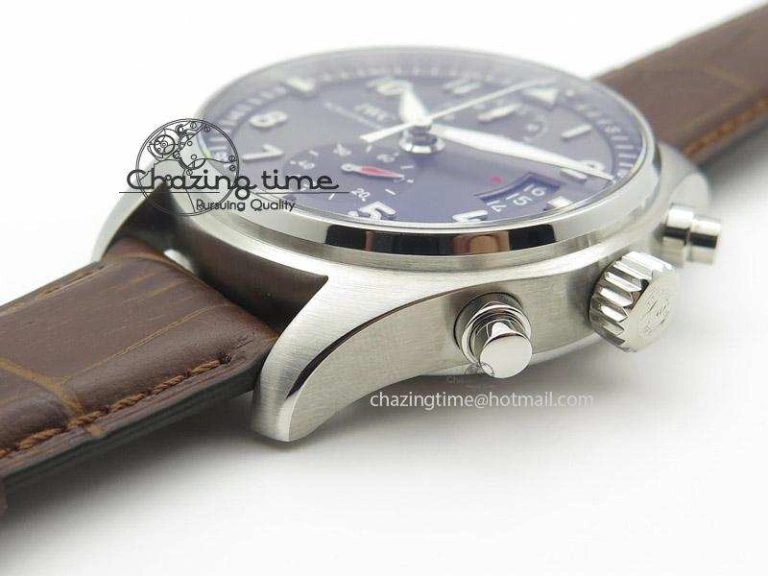 Pilot Spitfire Chrono ZF Best Edition Gray Dial On Brown Leather Strap A Colorful 7362