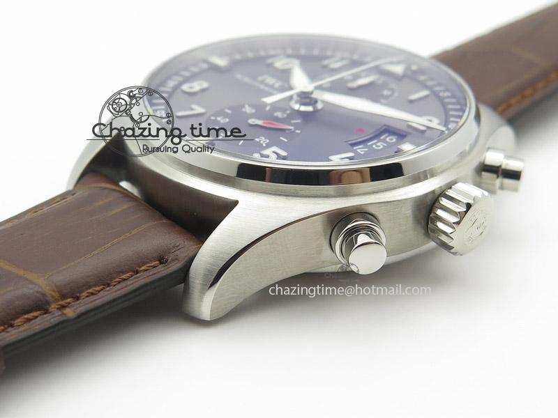 Pilot Spitfire Chrono ZF Best Edition Gray Dial On Brown Leather Strap A Colorful 7362