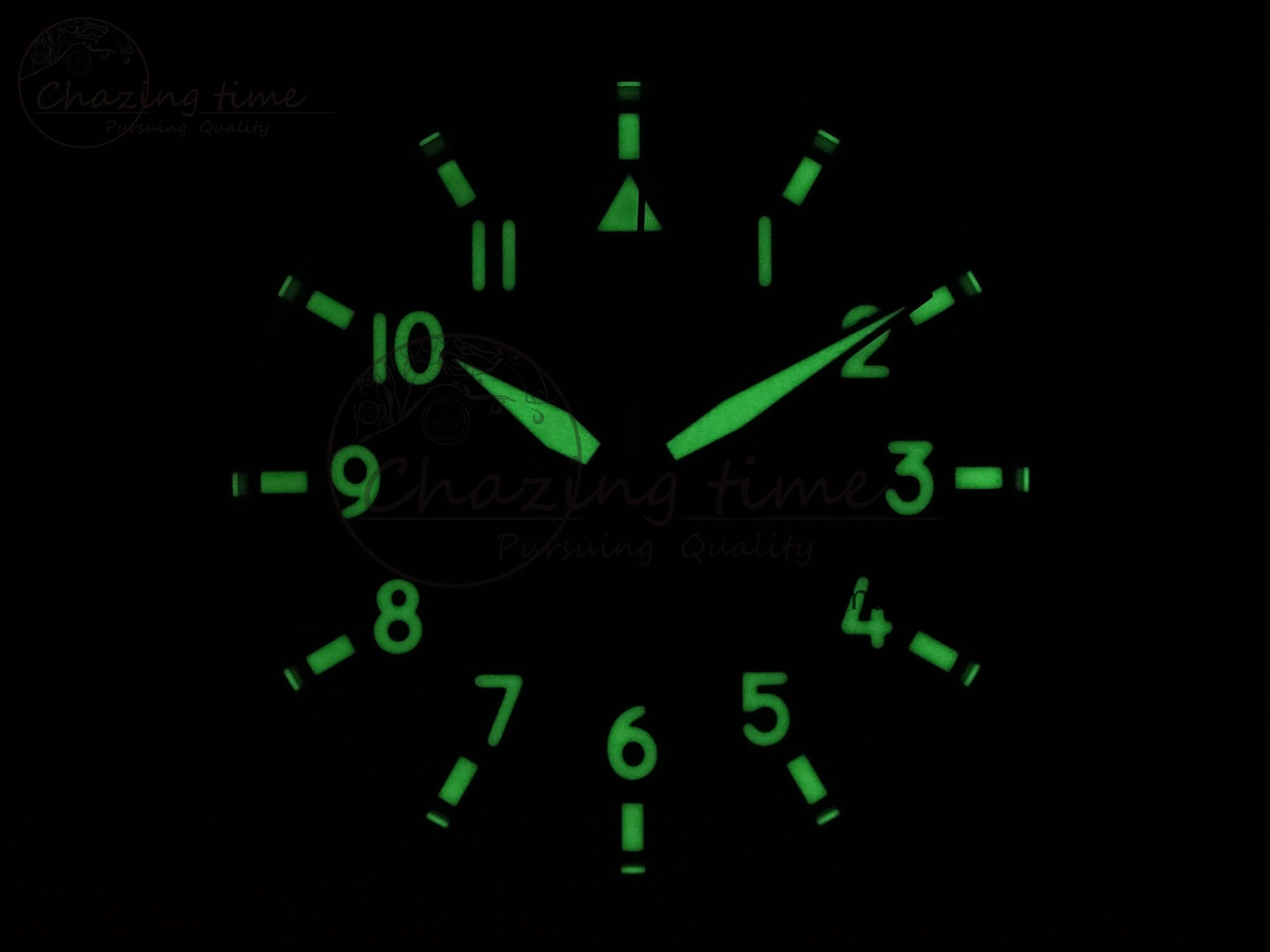 Pilot Top Gun IW326901 M+F 1:1 Best Edition Black Dial on Black Nylon Strap MY MoistureWicking 7003