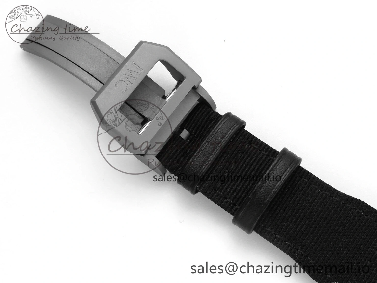 Pilot Top Gun IW326901 M+F 1:1 Best Edition Black Dial on Black Nylon Strap MY MoistureWicking 7003