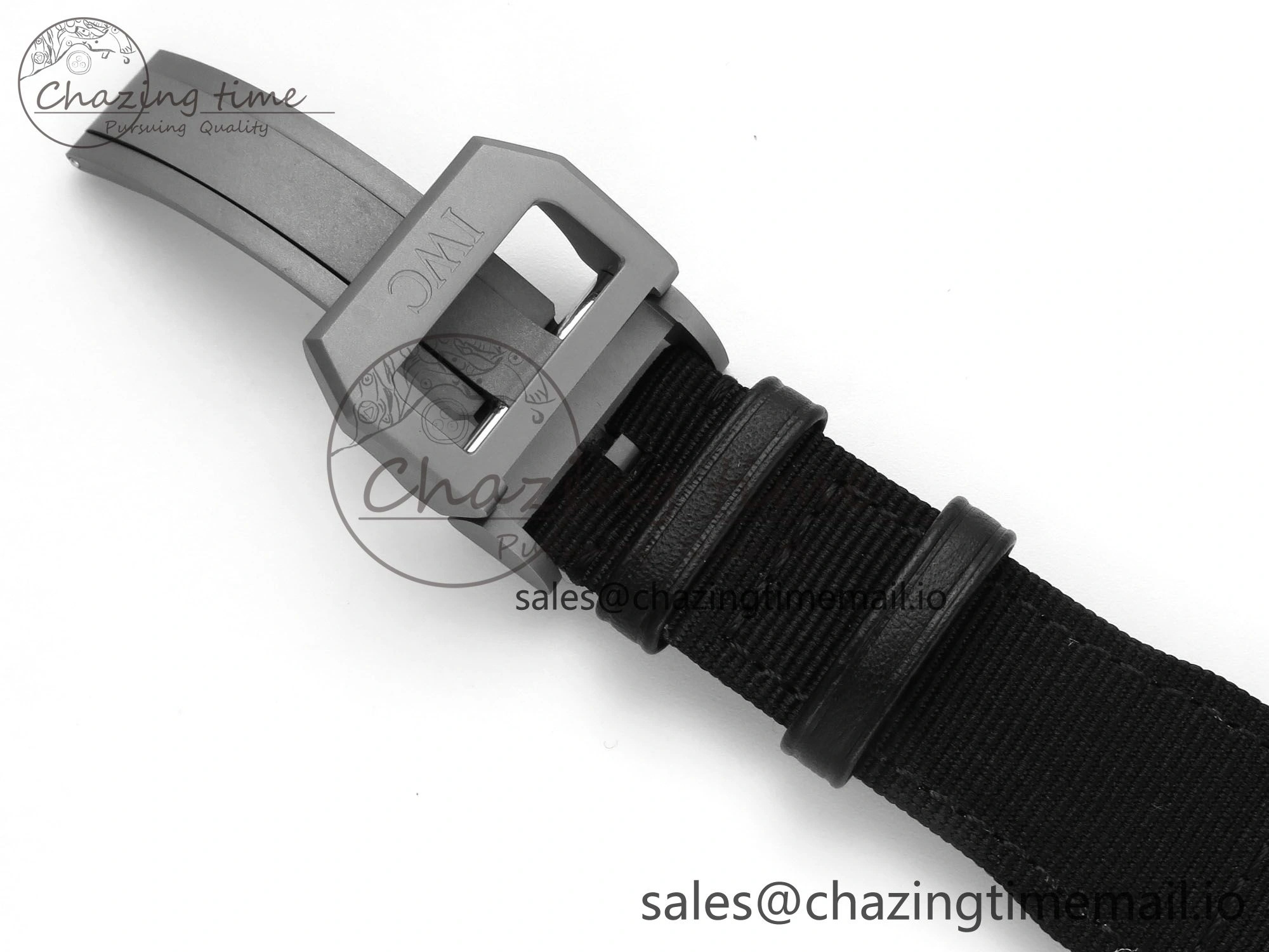 Pilot Top Gun IW326901 M+F 1:1 Best Edition Black Dial on Black Nylon Strap MY MoistureWicking 7003